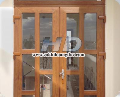 Cửa Sắt Giả Gỗ HD 04