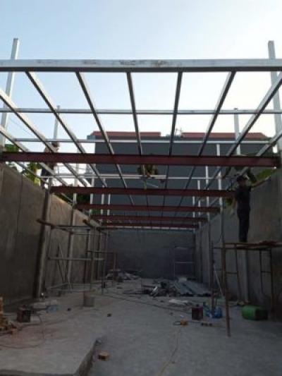Làm nhà khung sắt tại Quận 12
